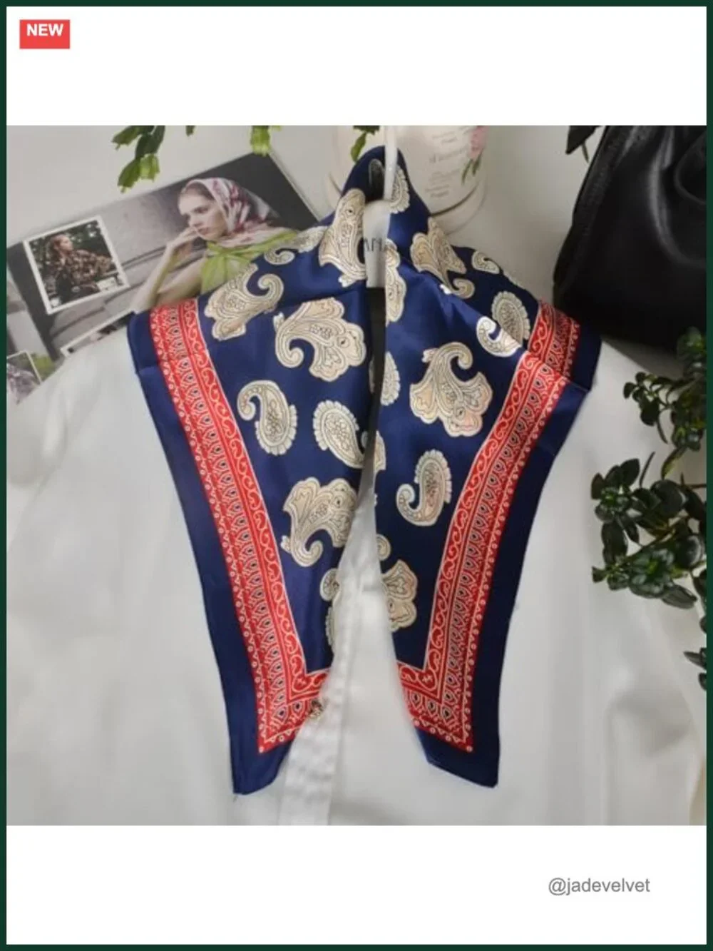 100% Mulberry Silk Neck Scarf 21